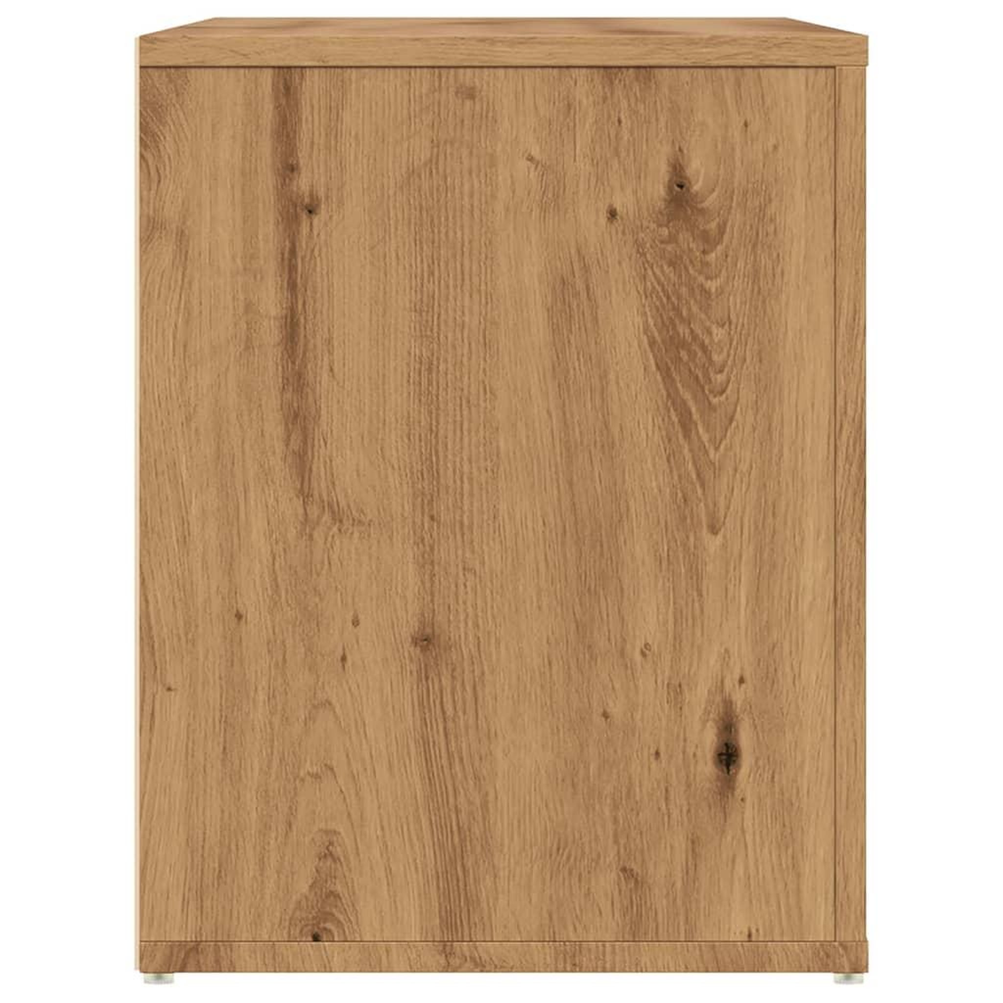 Voir la diapositive 5 : VIDAXL Banc a chaussures chene artisanal 100x35x45cm bois d'ingenierie