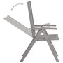 Voir la diapositive 5 : VIDAXL Chaises inclinables de jardin lot de 3 et coussins Bois acacia