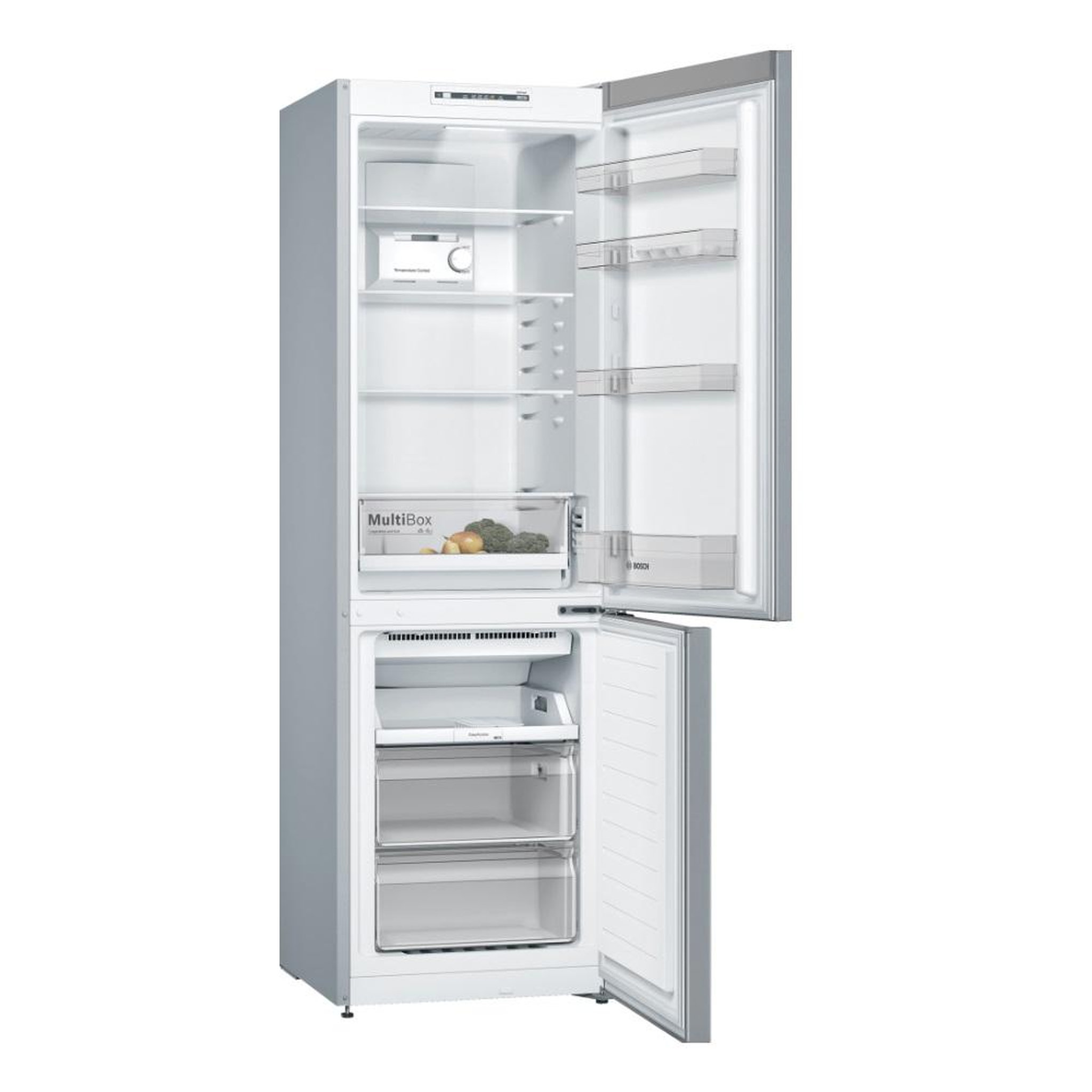 Voir la diapositive 3 : BOSCH Réfrigérateur combiné 60cm 302l nofrost inox - KGN36NLEA