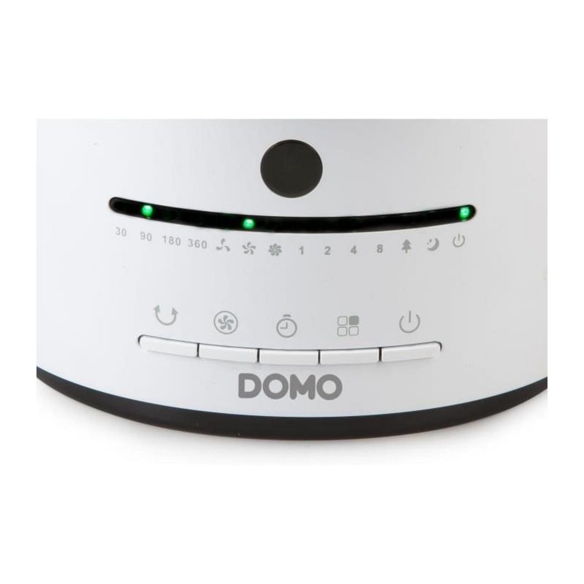 Domo Ventilateur de table 20cm 45w 3 vitesses blanc - DO8148