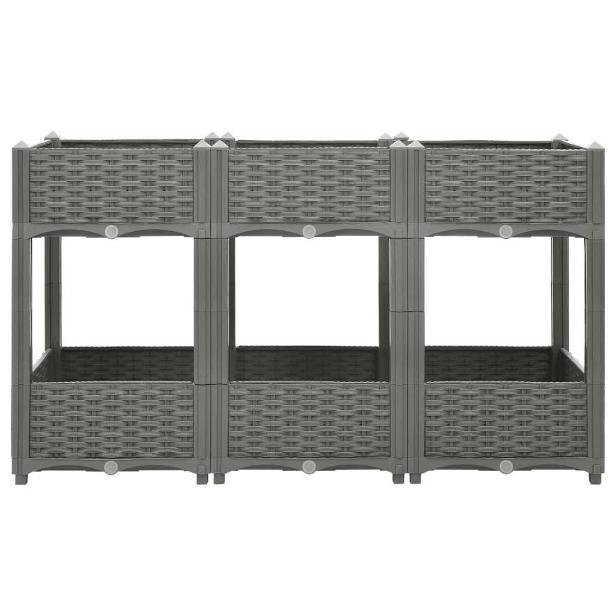 VIDAXL Lit sureleve 120x40x71 cm Polypropylene