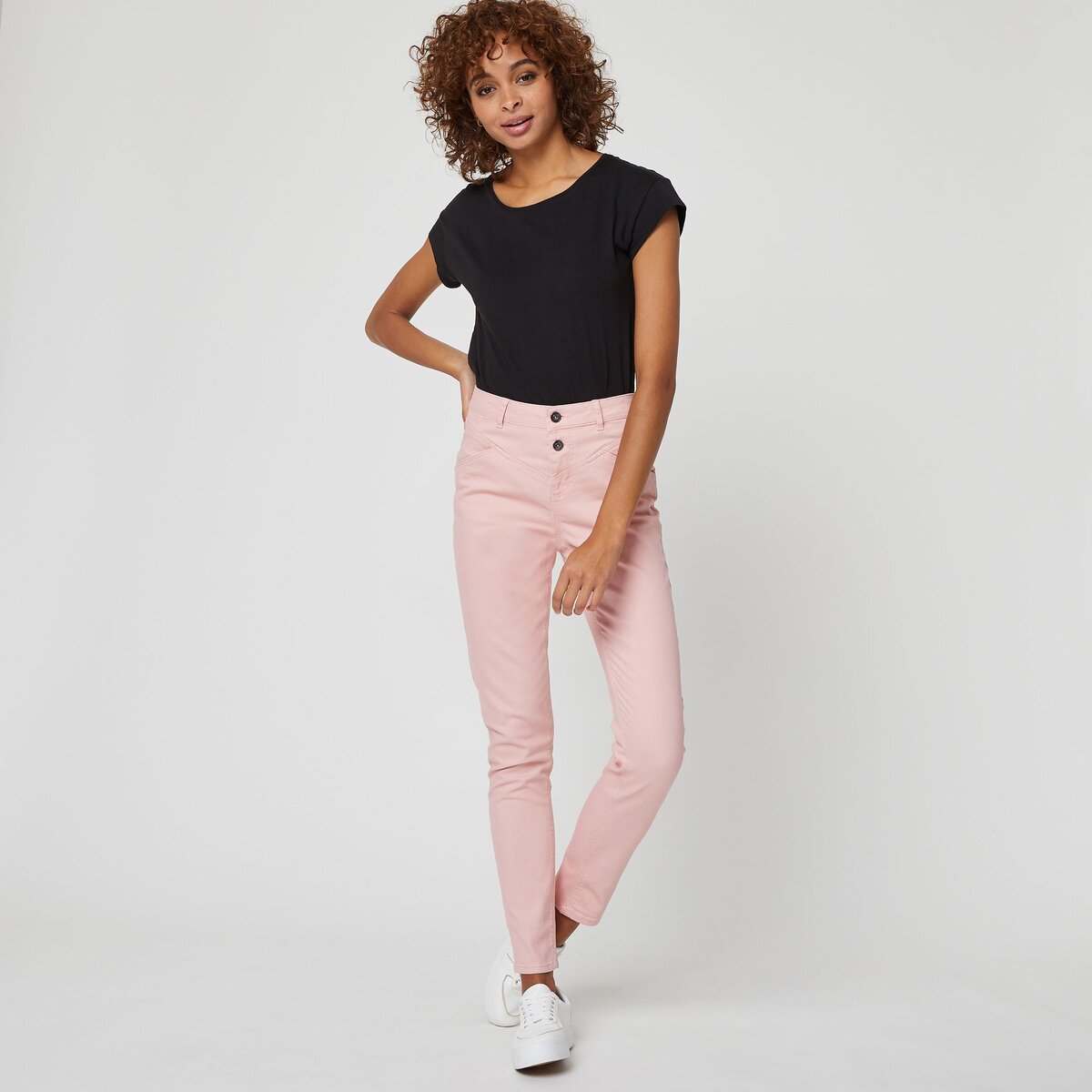 Pantalon in best sale extenso femme auchan