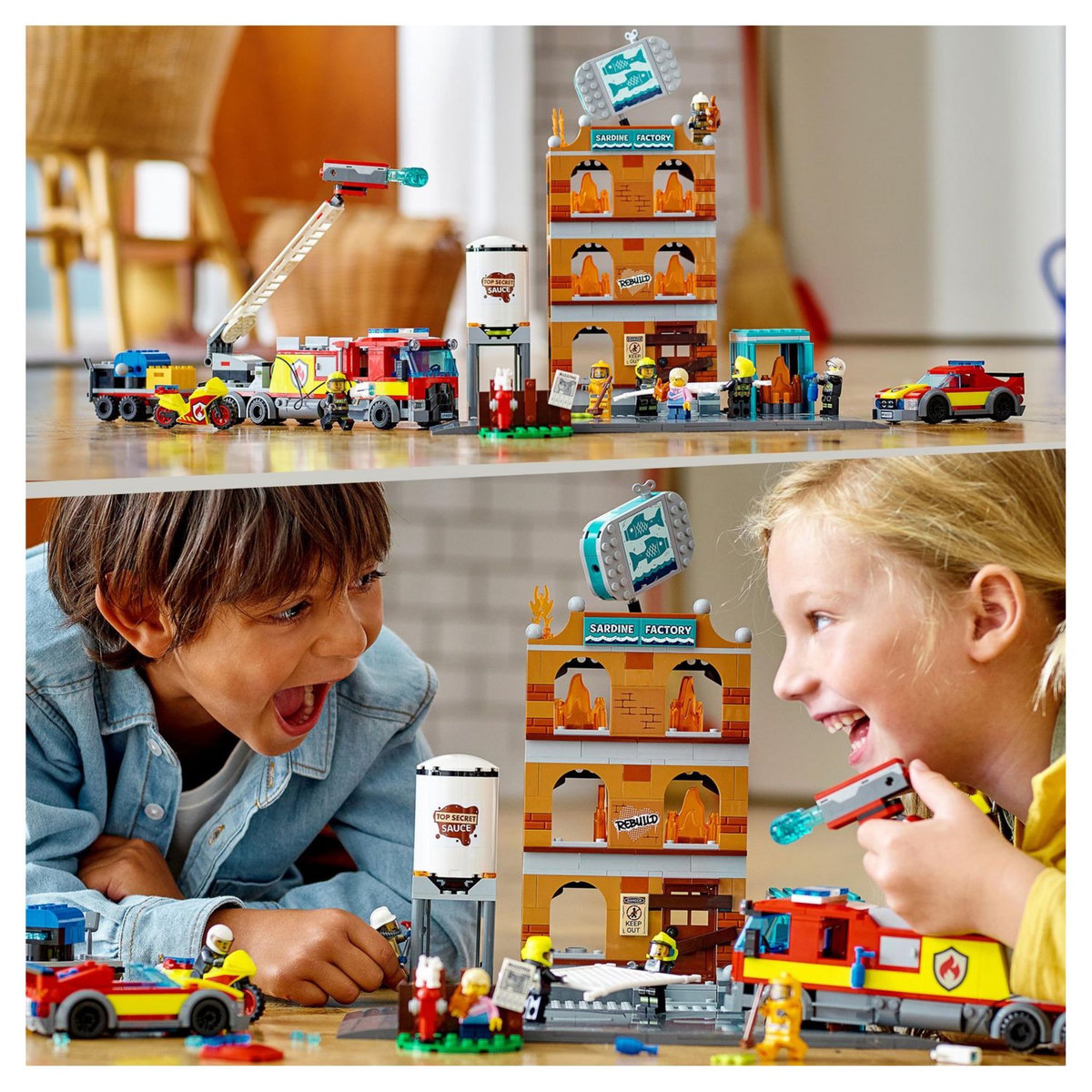 LEGO City 60321 - La brigade des pompiers 