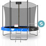 Voir la diapositive 1 : PLAY4FUN Trampoline extérieur Classique Play4Fun 10Ft - ø305cm - Avec Housse de coussin réversible Bleu / Noir