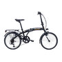 Voir la diapositive 1 : Vélo 20'' Rigide Mixte Acier Pliant  Discovery Adventures  - Fourche rigide - 6 vitesses - Dérailleur Shimano - Freins V-Brake - Porte Bagages