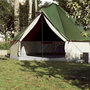 Voir la diapositive 3 : VIDAXL Tente familiale tipi 10 personnes vert impermeable