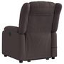 Voir la diapositive 5 : VIDAXL Fauteuil inclinable de massage electrique Marron fonce Tissu