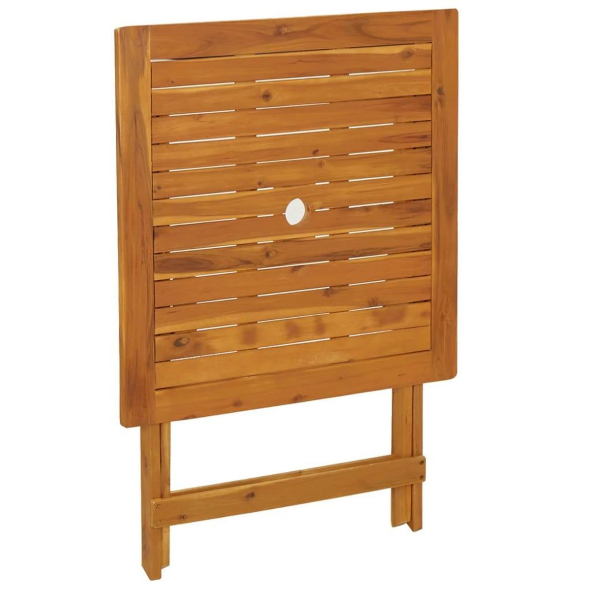 VIDAXL Ensemble a manger de jardin pliable 3 pcs Bois d'acacia solide