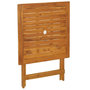 Voir la diapositive 5 : VIDAXL Ensemble a manger de jardin pliable 3 pcs Bois d'acacia solide