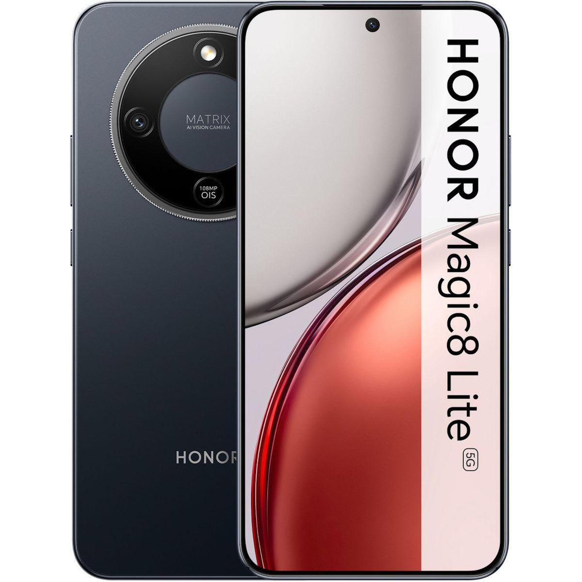 HONOR Smartphone Pack Magic8 Lite Noir 256Go + Earbuds X8i