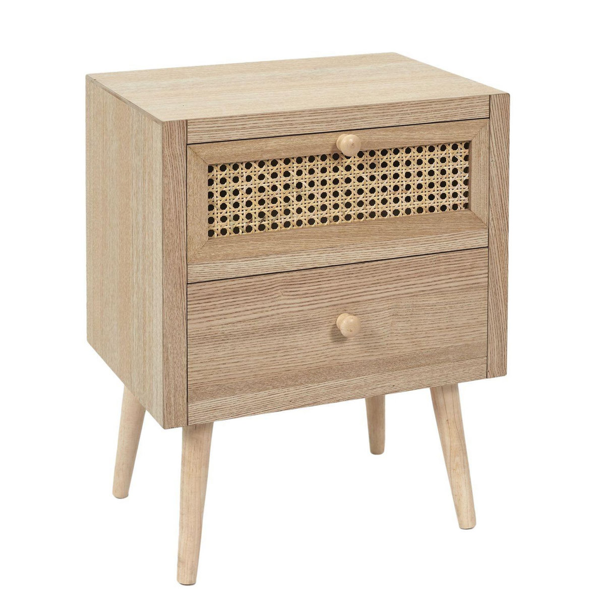 Table De Chevet Cannage Pas Cher