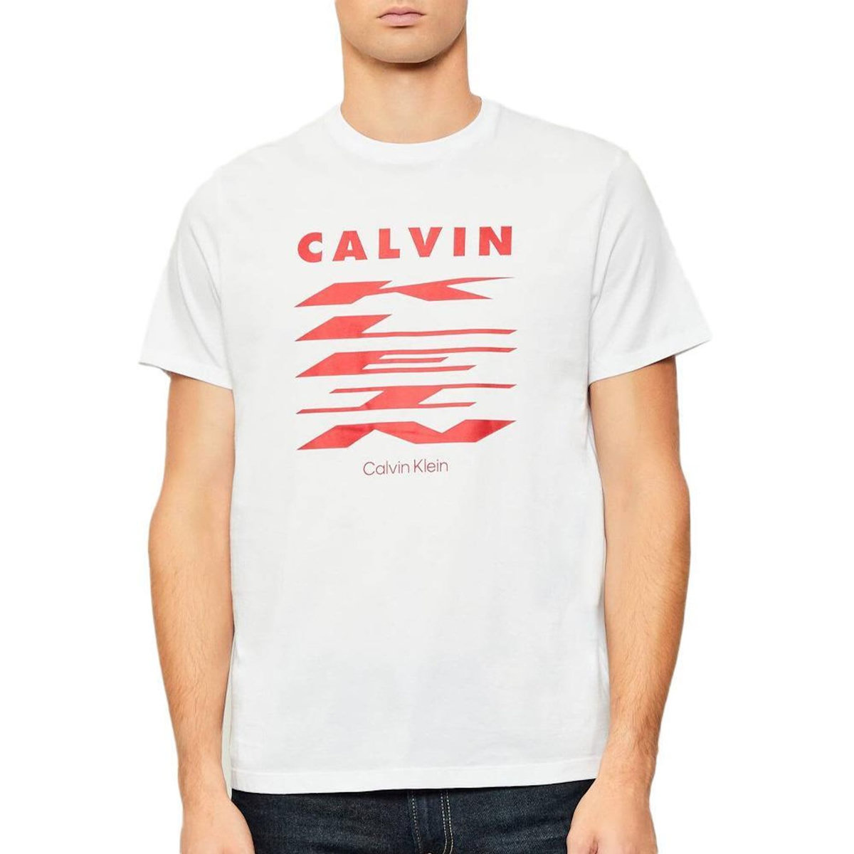 CALVIN KLEIN JEANS T Shirt /Rouge Homme Calvin Klein Jeans 30s