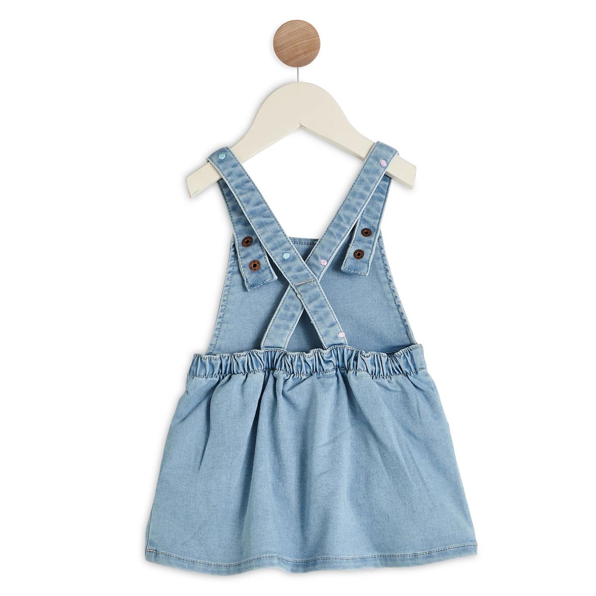 IN EXTENSO Robe en jean bébé fille