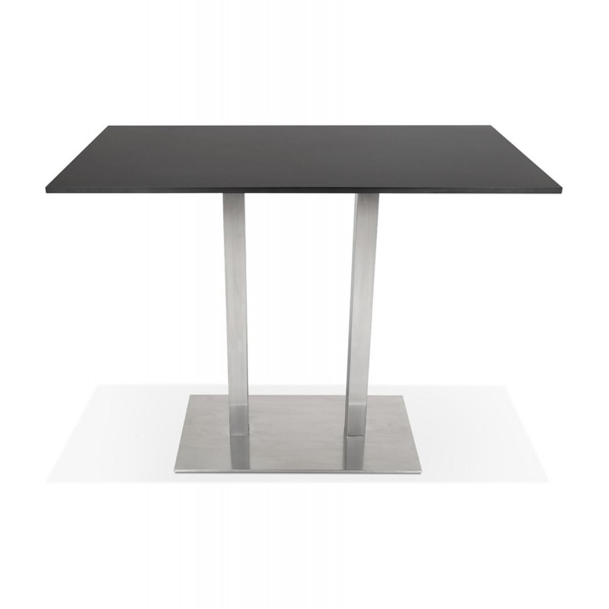 Voir la diapositive 5 : Paris Prix Table haute mange-debout  pansy  160cm noir & argent