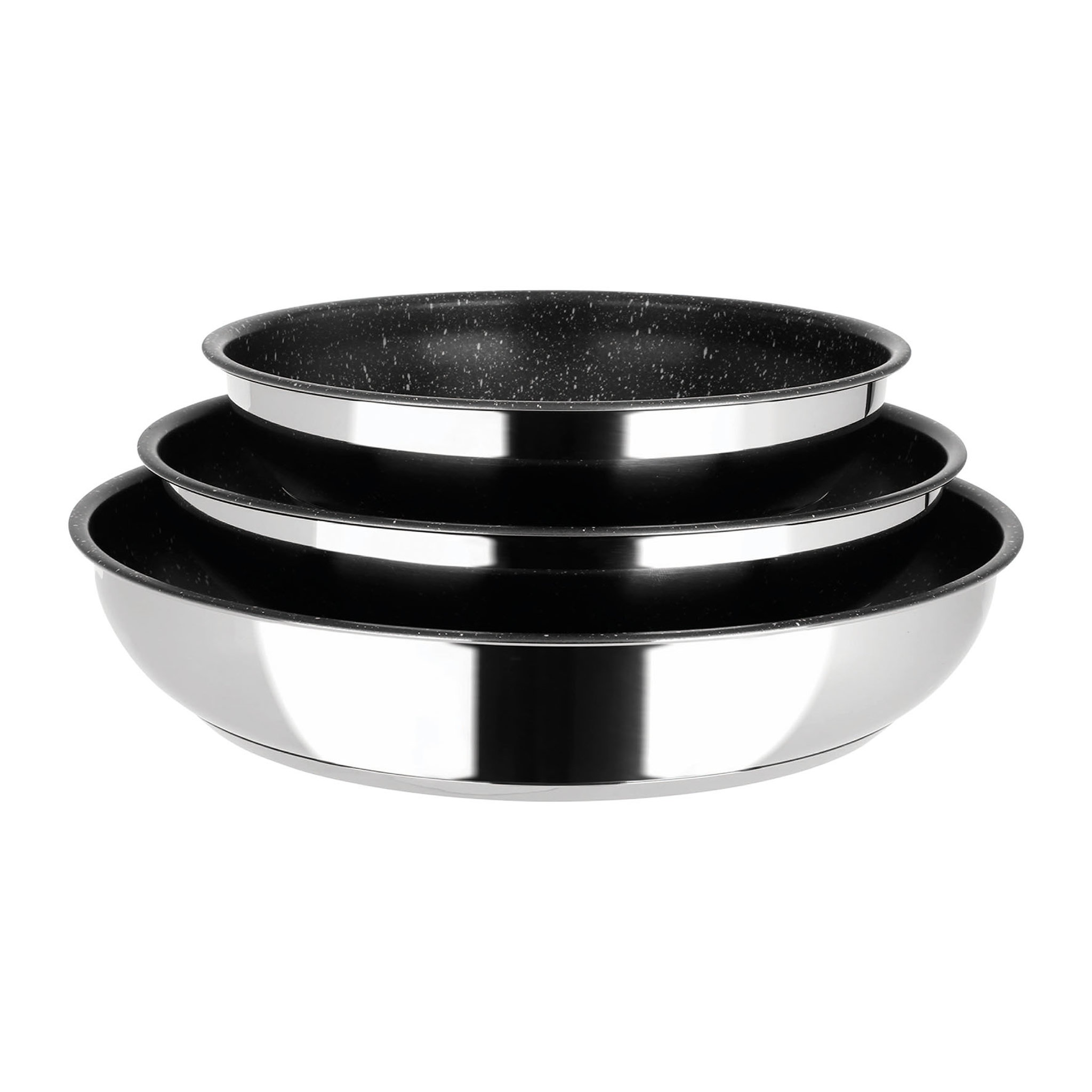 Voir la diapositive 3 : SITRAM Batterie de cuisine induction 8 pièces inox