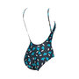 Voir la diapositive 2 : ARENA Maillot de bain 1 pièce Noir/Bleu Femme Arena Allover
