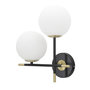 Voir la diapositive 2 : Paris Prix Applique Murale 2 Sphères  Darky  35cm Noir & Blanc