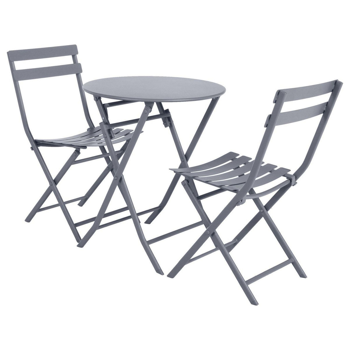 HESPERIDE Table de jardin pliante ronde Greensboro - 2 Places