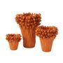 Voir la diapositive 2 : Paris Prix Vase Déco en Grès  Ambrosia  19cm Orange
