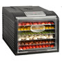Voir la diapositive 2 : Kitchen chef Déshydrateur fruits et légumes 6 plateaux 500w - secco 6 black