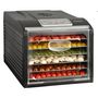 Voir la diapositive 2 : Kitchen chef Déshydrateur fruits et légumes 6 plateaux 500w - secco 6 black