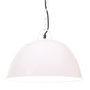 Voir la diapositive 2 : VIDAXL Lampe suspendue industrielle vintage 25 W Blanc Rond 41 cm E27