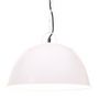 Voir la diapositive 2 : VIDAXL Lampe suspendue industrielle vintage 25 W Blanc Rond 41 cm E27