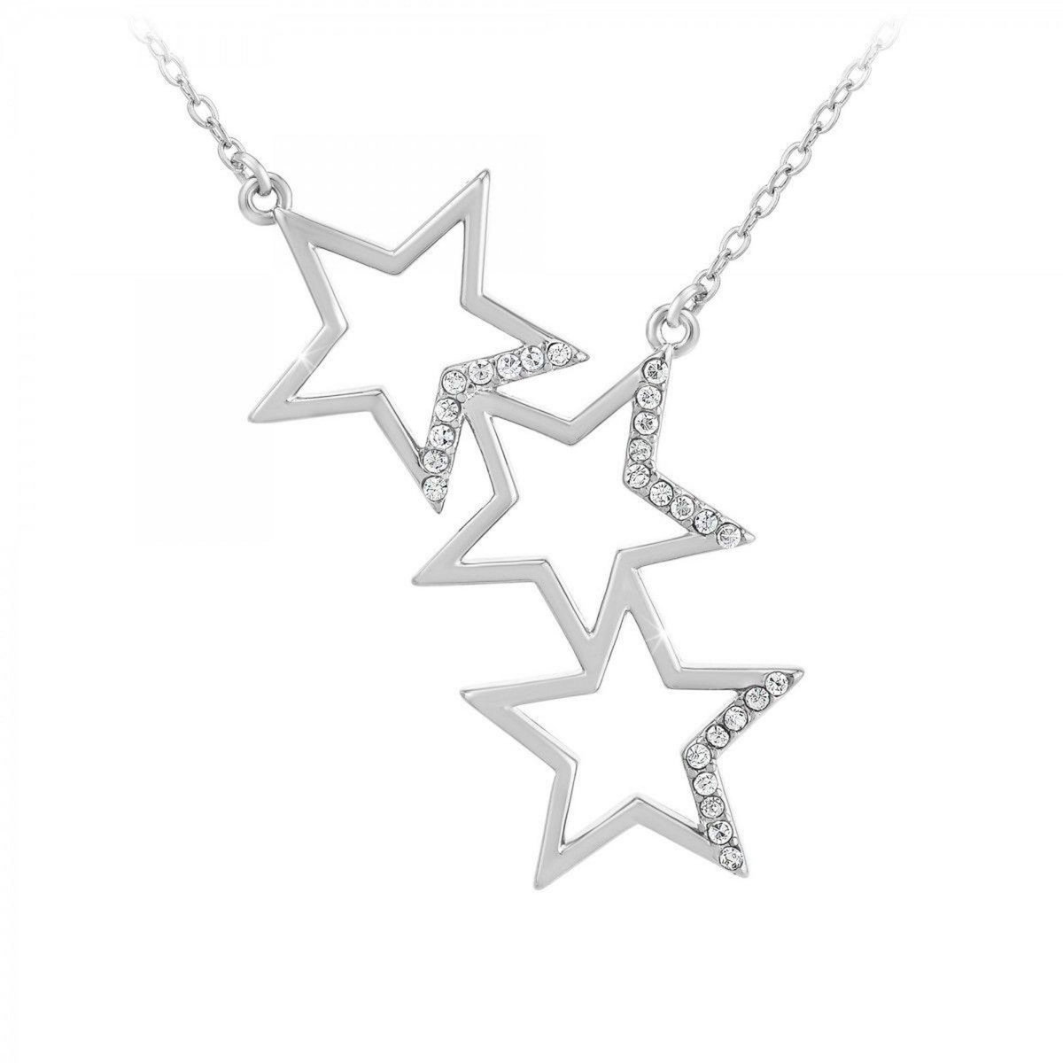 SC CRYSTAL Collier étoiles par SC Crystal orné de Zirconium