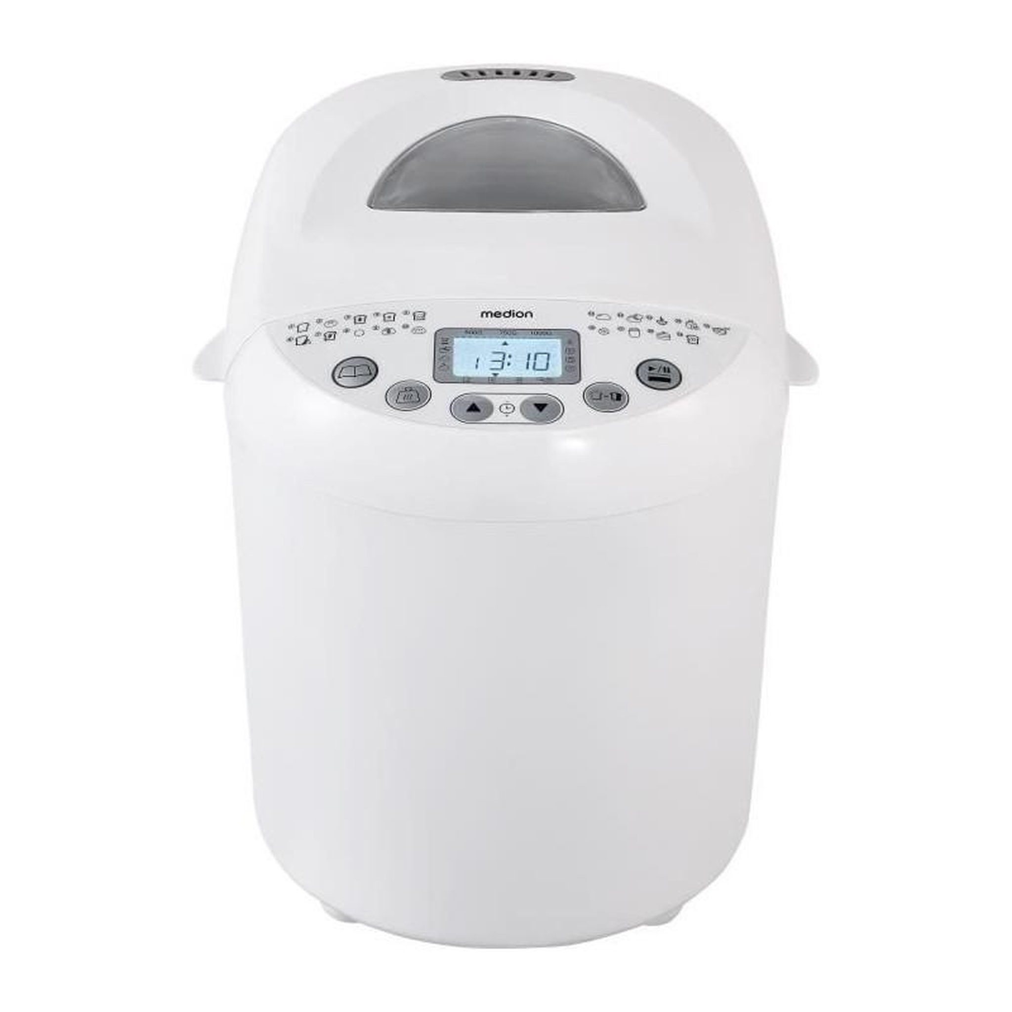 Medion Machine a Pain - MEDION - 50073723 - 550 W - 19 programmes - Hublot - Blanc