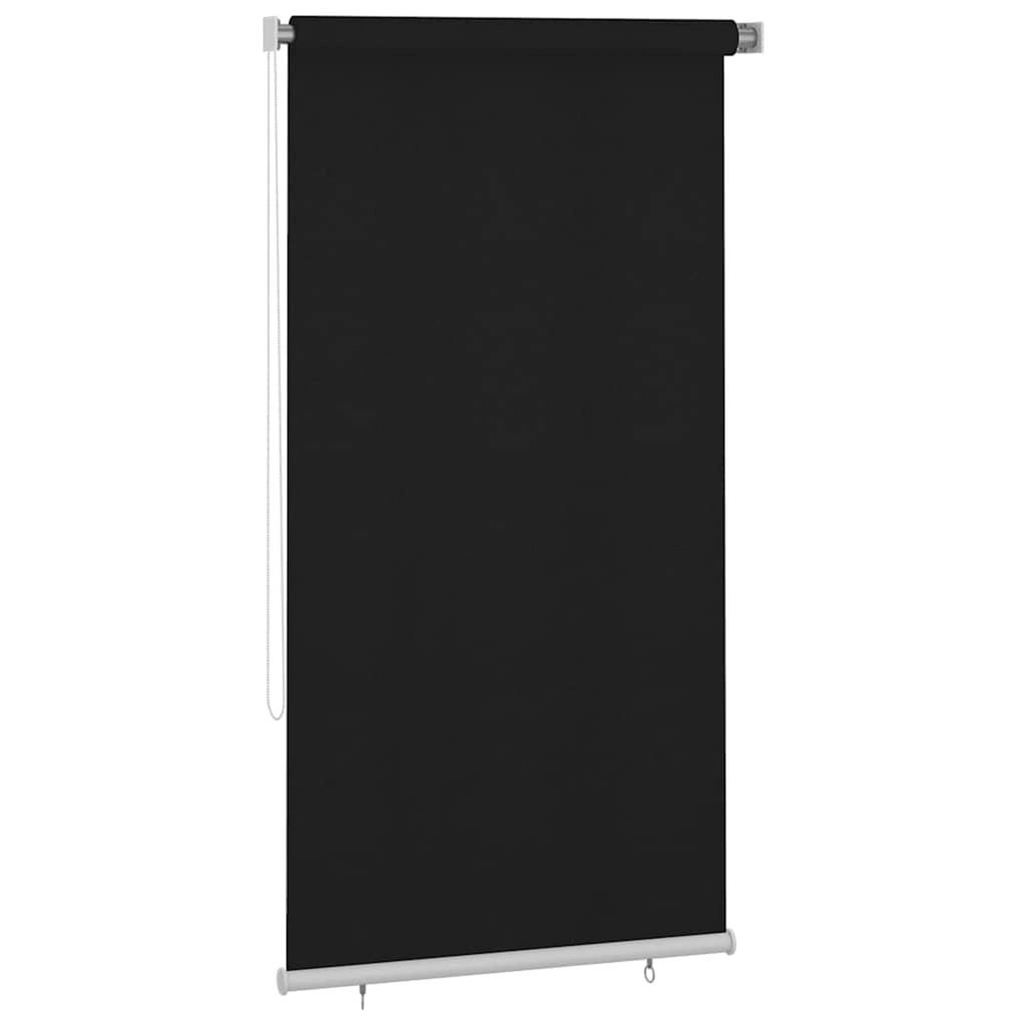 VIDAXL Store roulant d'exterieur 125 (l) x 230 (h) cm noir