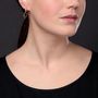 Voir la diapositive 2 : L'ATELIER D'AZUR Boucles d'Oreilles Créoles Or 18 Carats 750/000 Jaune - Infini Infinity