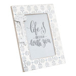 ATMOSPHERA Cadre photo Love - Blanc