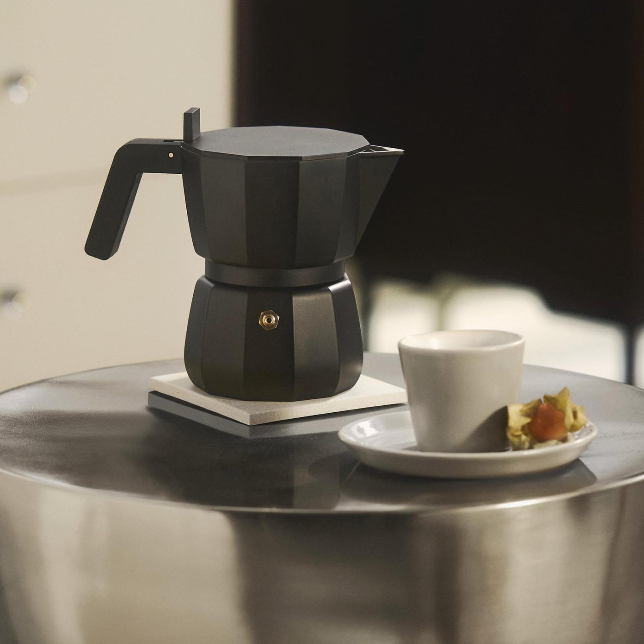 Voir la diapositive 3 : ALESSI Alessi moka dc06/3 b cafetière espresso 3 tasses noire