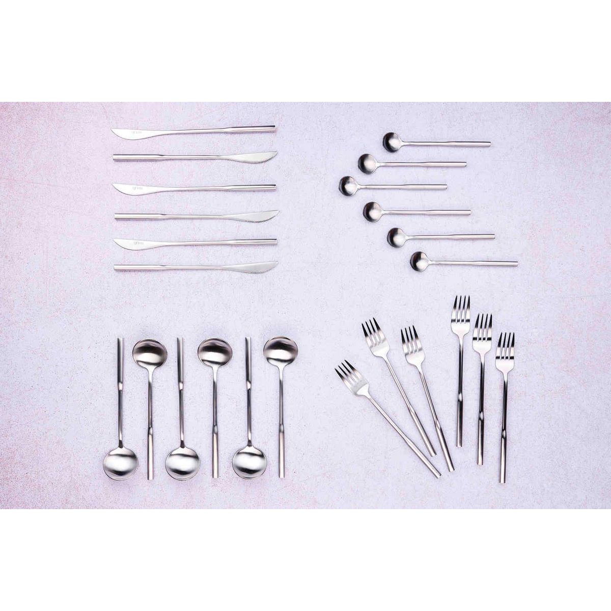 BJORN Ménagère 24 pièces ABEL - Silver