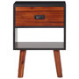Voir la diapositive 3 : VIDAXL Bois d'acacia massif Tables de chevet 2 pcs 40x30x57 cm