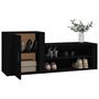 Voir la diapositive 4 : VIDAXL Armoire a chaussures Noir 130x35x54 cm Bois d'ingenierie