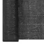 VIDAXL Filet brise-vue Noir 1,2x10 m PEHD 195 g/m^2