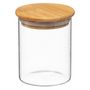 Voir la diapositive 3 : FIVE Lot de 3 Bocaux en Verre  Bambou  0,47L Naturel