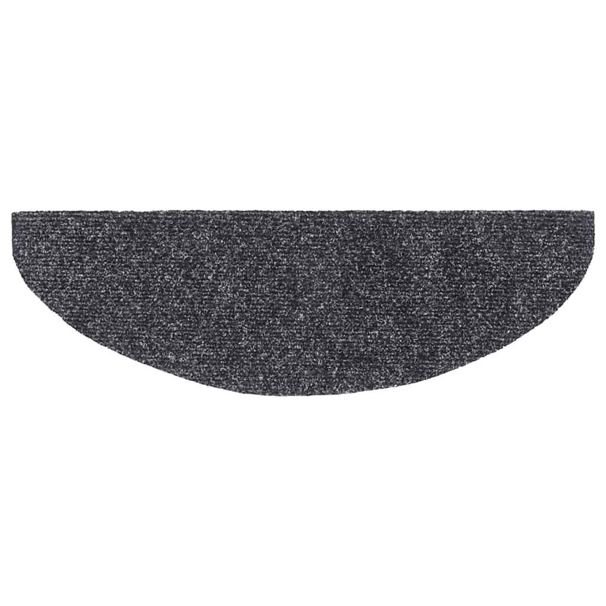 Voir la diapositive 5 : VIDAXL Tapis autoadhesifs de marches 10 pcs Gris fonce 65x21x4 cm