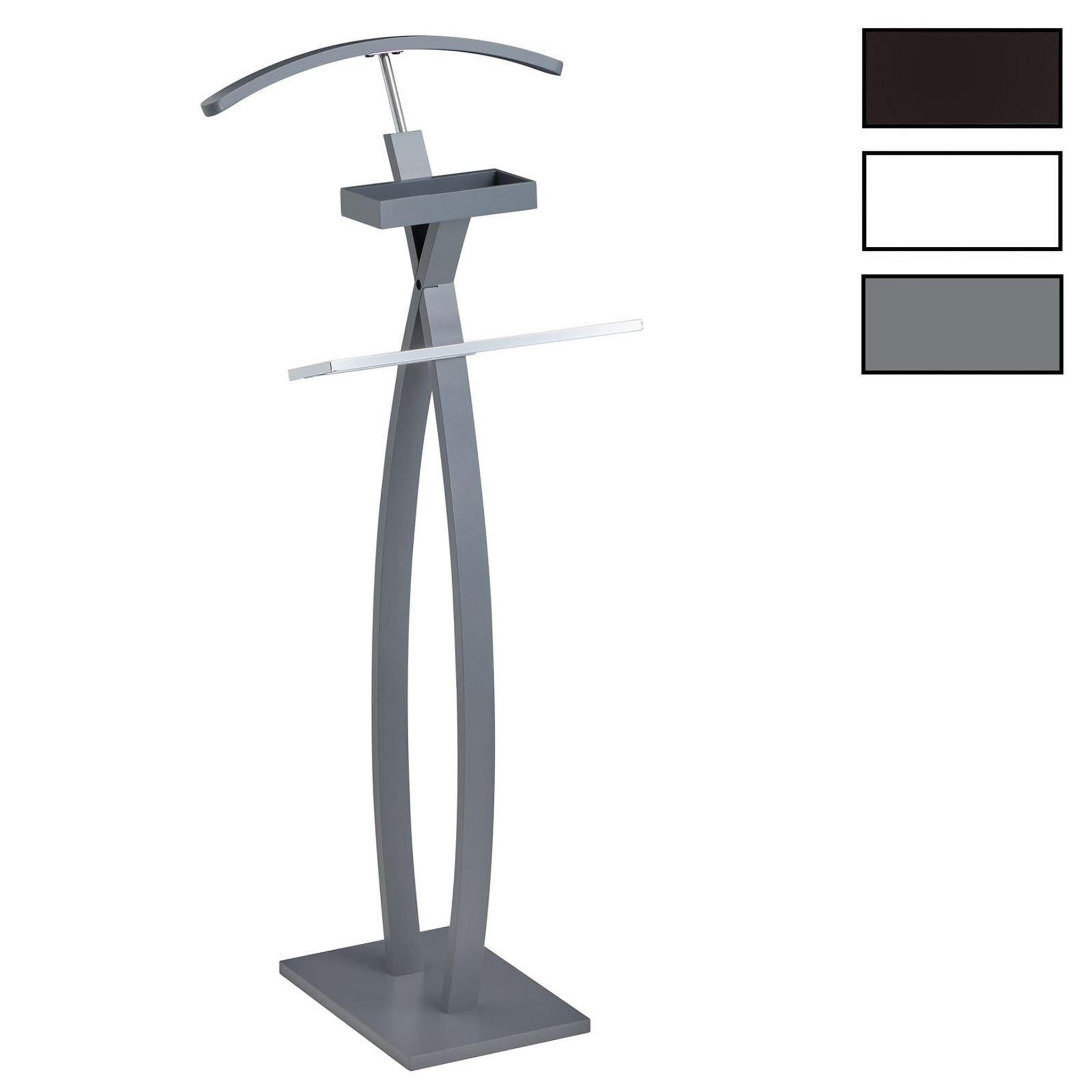 IDIMEX Valet robin, en bois. Coloris disponibles : Gris, Blanc