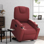Voir la diapositive 1 : VIDAXL Fauteuil inclinable Rouge bordeaux Similicuir
