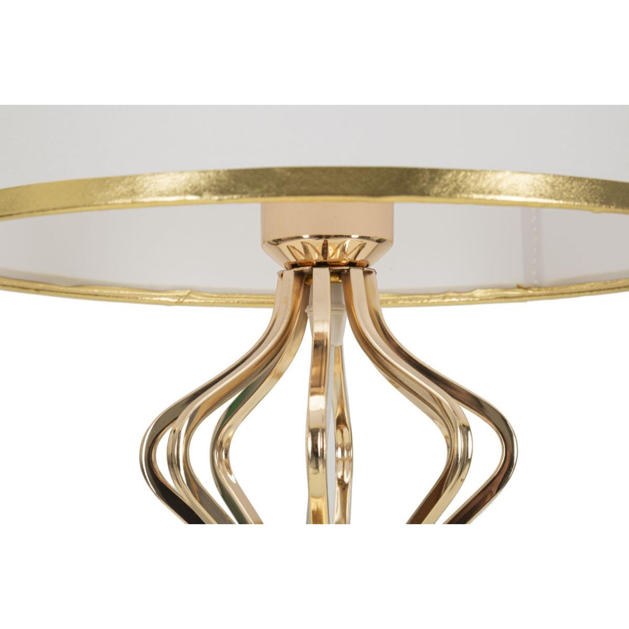 Voir la diapositive 2 : Paris Prix Lampe à poser design en métal  slimmy  53cm or