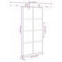 Voir la diapositive 6 : VIDAXL Porte coulissante kit de quincaillerie trempe verre aluminium