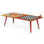 Voir la diapositive 4 : Paris Prix Table Basse 2 Covers  Kid  120cm Rouge