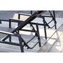 Voir la diapositive 6 : CONCEPT USINE Lot de 2 transats en aluminium gris foncé BARI