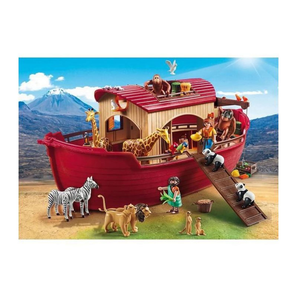 PLAYMOBIL PLAYMOBIL 9373 - Arche de Noé avec animaux