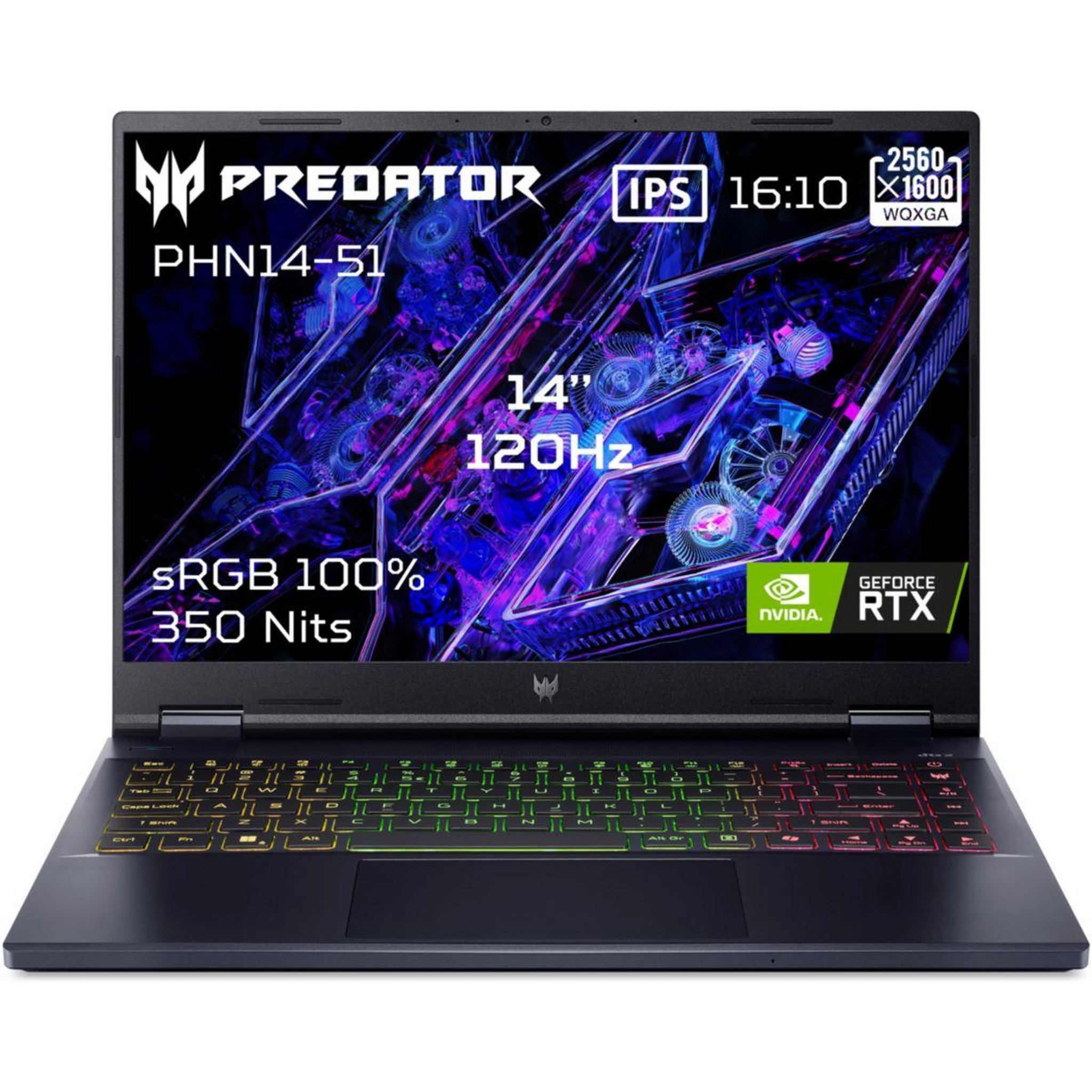 Voir la diapositive 1 : ACER PC Gamer Predator Helios Neo 14 PHN14-51-59AF