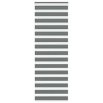 VIDAXL Store zebre gris fonce largeur du tissu 85,9 cm polyester