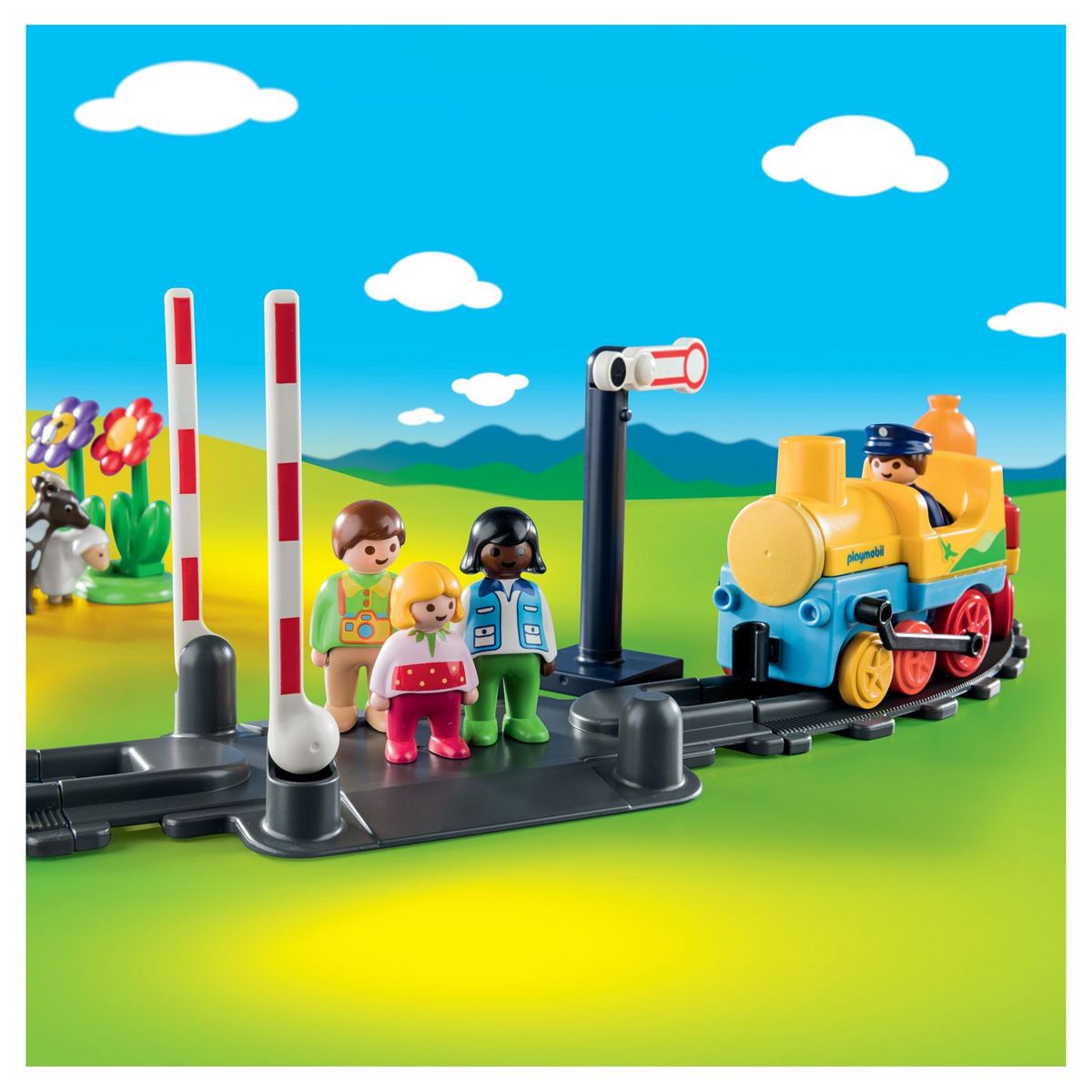 PLAYMOBIL 70179 - 1.2.3 -  Train avec passagers et circuit