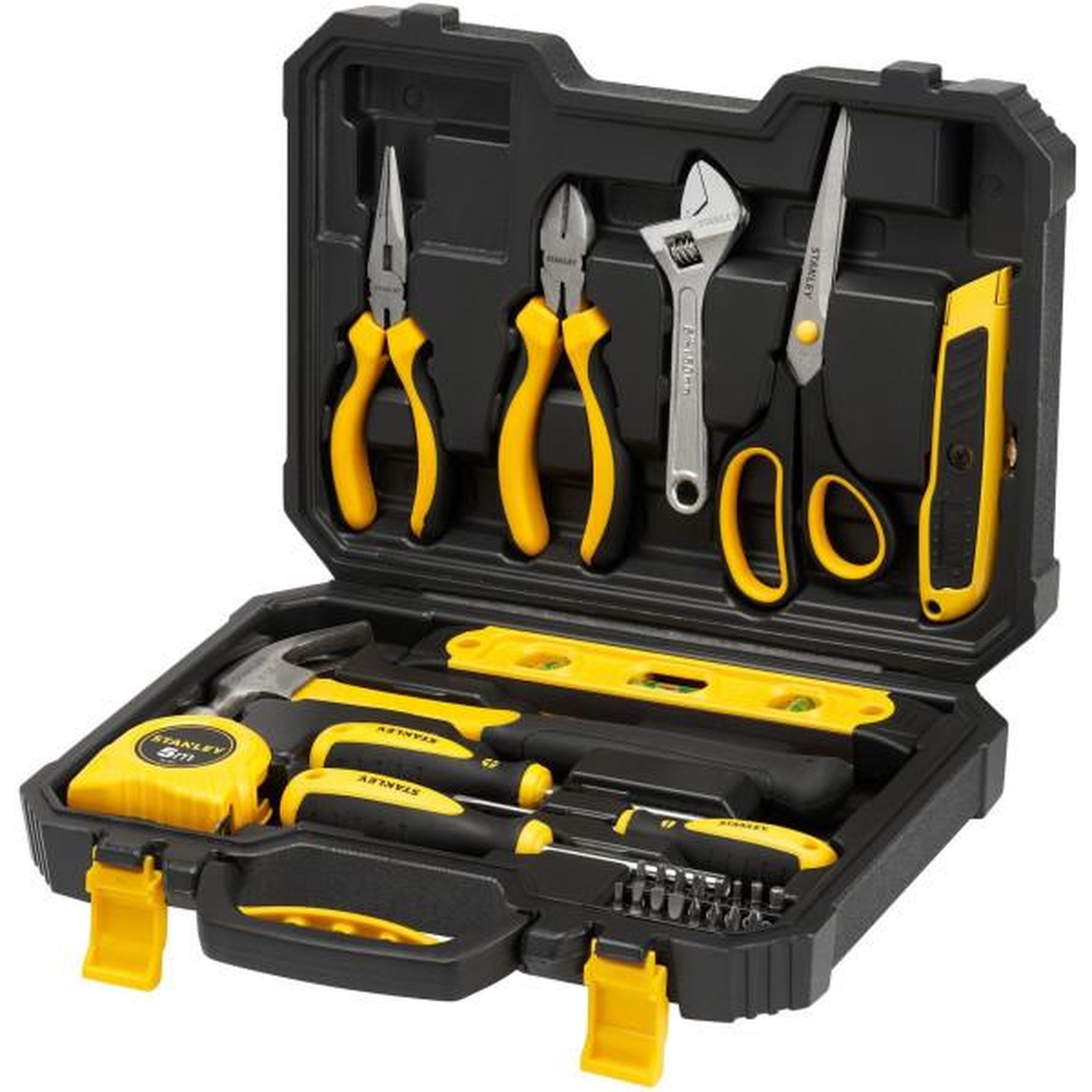 Stanley Malette a outils 28 pieces - stanley - stht78050-1 - coffret plastique - noir et jaune